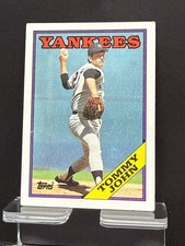 Tommy John Yankees 1988 Topps #611