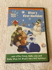 Blue's Clues Blue's First Holiday Dvd Nick Jr Nostalgia VTG Baby Joe Snowy Day