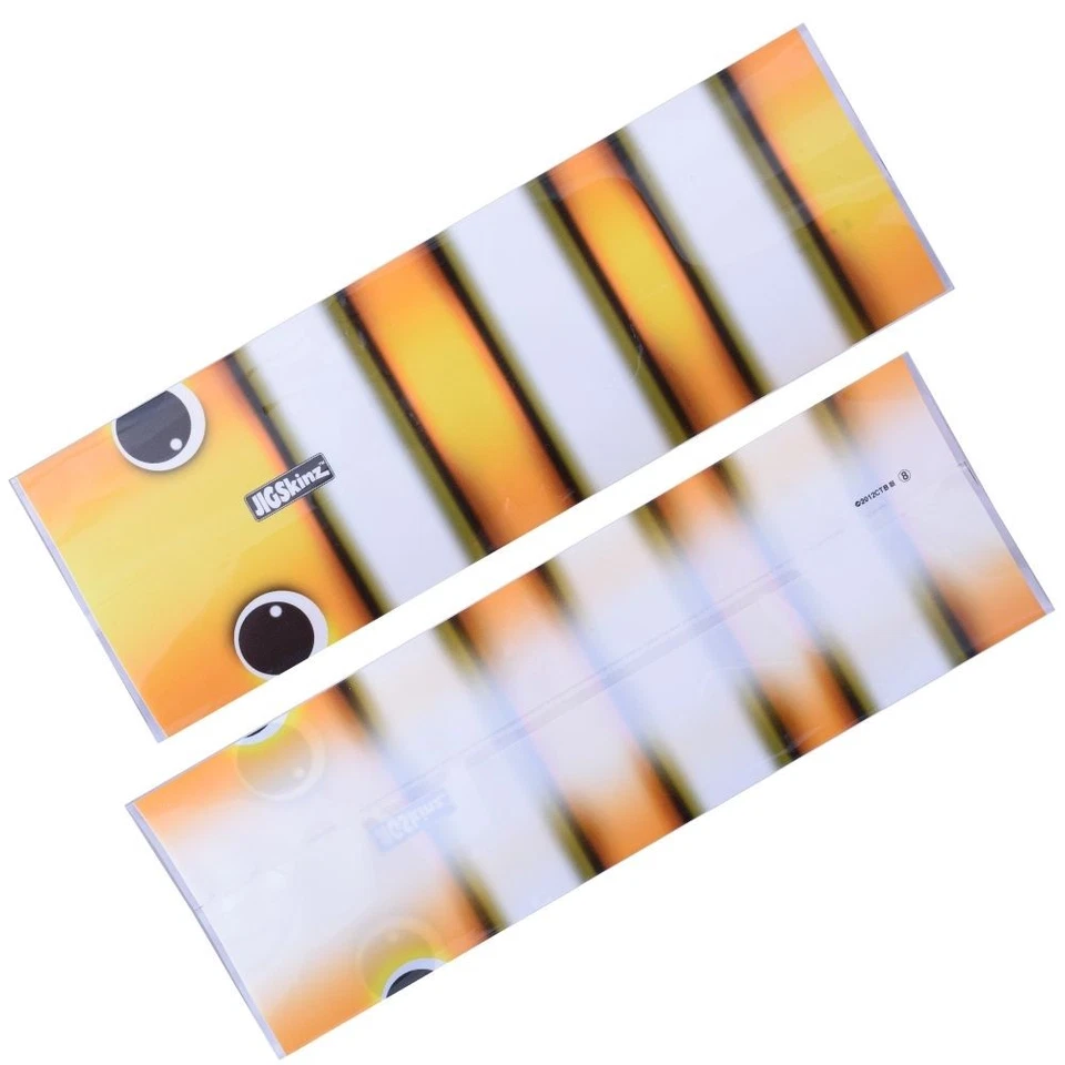 Señuelo de pesca JIGSKINZ cubierta retráctil envoltura NEMO tamaños mixtos/8 un. Foto 2 de 4