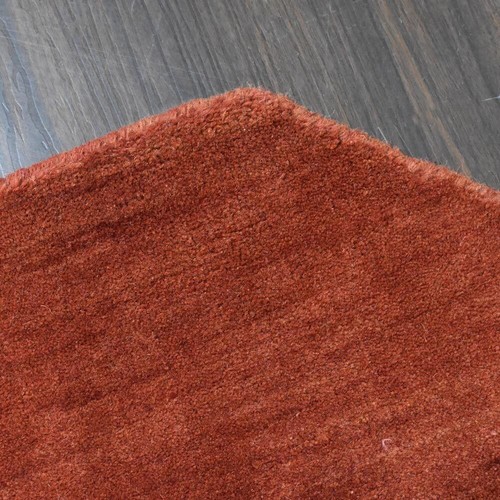 Eco-Friendly Hand Knotted Loom Wool Area Rug Light Red Solid BBH Homes BBL00111 - Picture 112 of 148