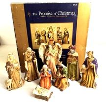 The Promise Of Christmas By Robert Stanley 8 Piece Set Nativity Read