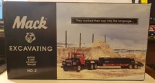 First Gear Mack Model R-600 Lowboy Trailer #2  1:34 Scale Die Cast 19-2660