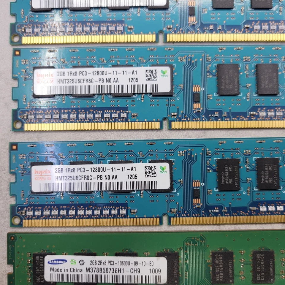 Samsung & Hynix Total 12GB (6x2GB) DDR3 Desktop RAM 1Rx8 PC3-11280-11-11-A1/A0™ - Image 3 of 4
