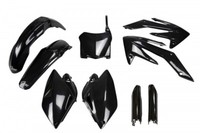 Kit Kunststoffverkleidungen Honda CRF 250R 2008 - 2009 Schwarz Ufo Plast Full