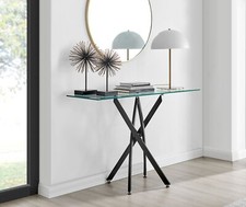 LEONARDO Black Leg CONSOLE Table