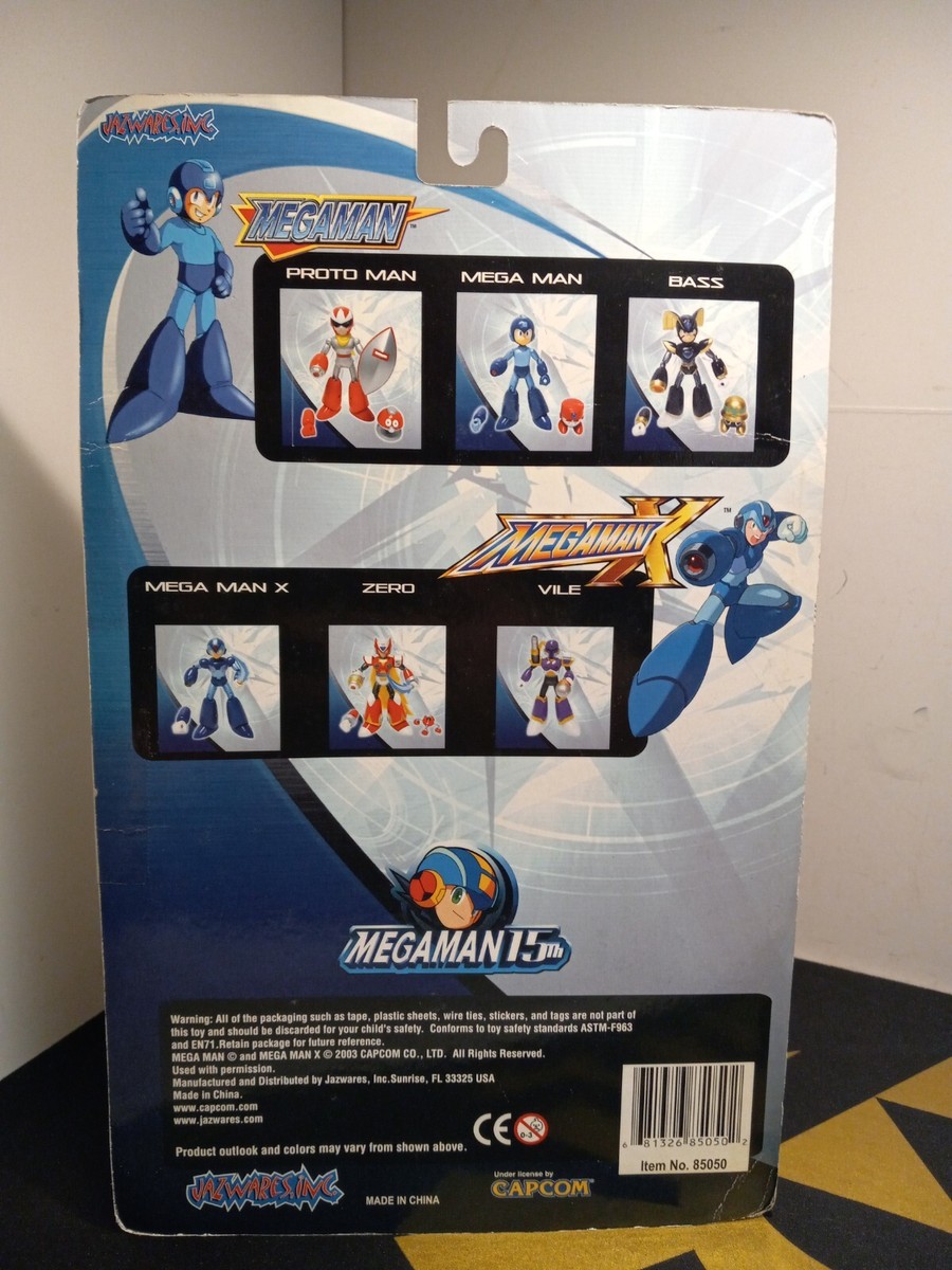 2003 Jazwares Mega Man 15th Anniversary: Mega Man X Action Figure