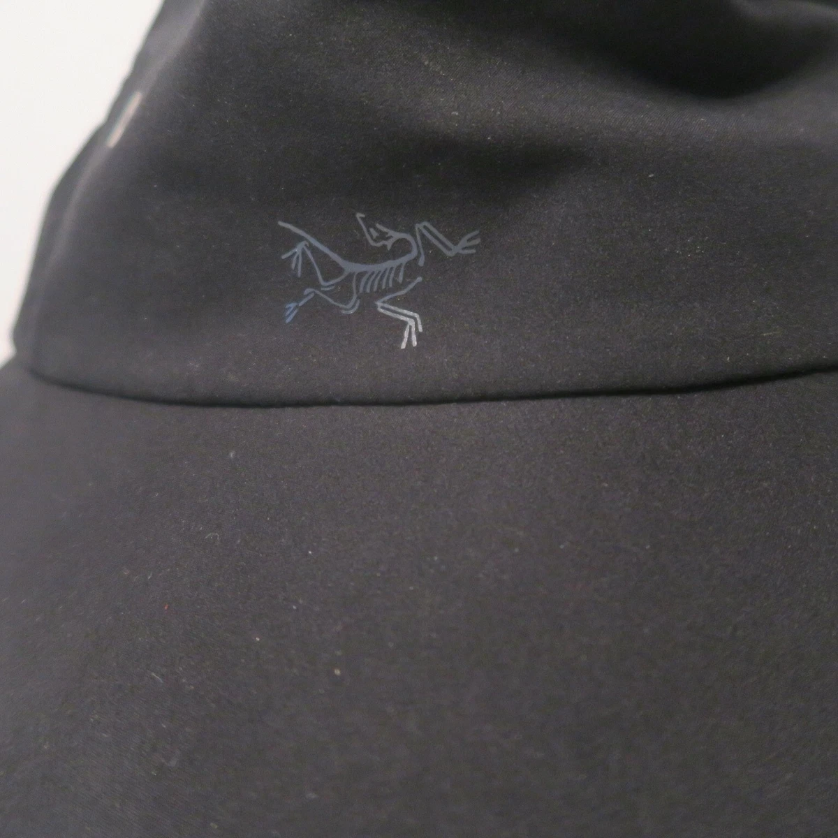 Vintage Arc'teryx L / XL Black Bucket Hat Sinsolo Cap Waterproof