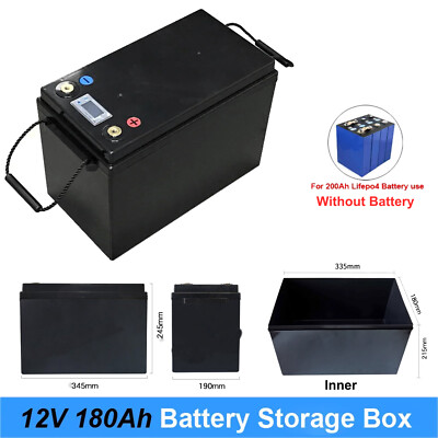 12V DIY Empty Battery Box for 180Ah 200Ah LiFePo4 Battery Home Energy Storage