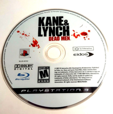PlayStation 3 Kane & Lynch Dead Men Shooter Global Mission Action PS3 Video Game