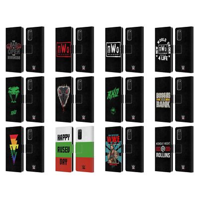OFFIZIELLE WWE SUPERSTARS 7 BRIEFTASCHE HUELLE AUS LEDER FÜR SAMSUNG HANDYS 1