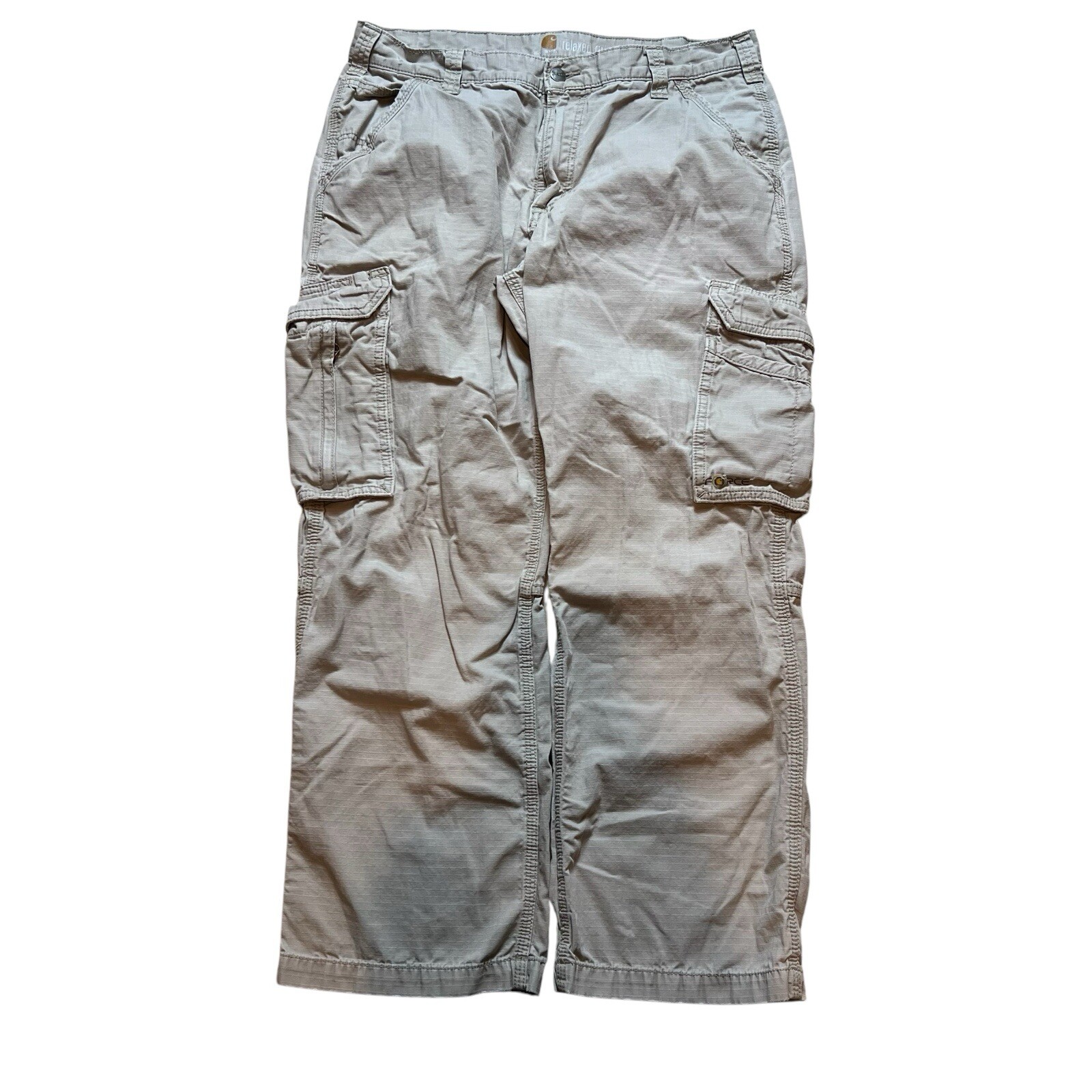 Carhartt Force Mens Cargo Work Pants 34x29 Tappen Ripstop Relaxed Fit