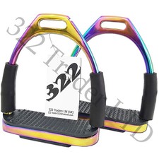 RAINBOW Safety Flexi Steigb&uuml;gel F&uuml;rs Reiten Edelstahl