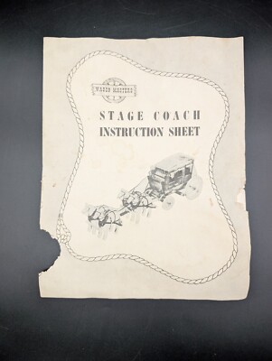 Wagon Masters STAGE COACH Wagons of the Old West Series Model Kit ...