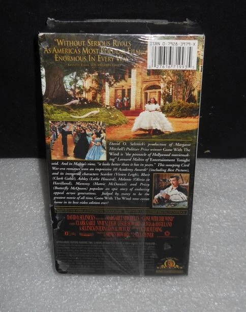 Gone with the Wind VHS 2 Tape Set New - Image 2 of 3