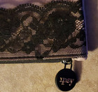 IPSY Cosmectic Make Up Bag Blush Pink Black Lace February Bag — photo 2