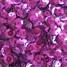 Sequins Magenta 5mm Round Cup 1,000 or 12,500 pieces Loose High Quality