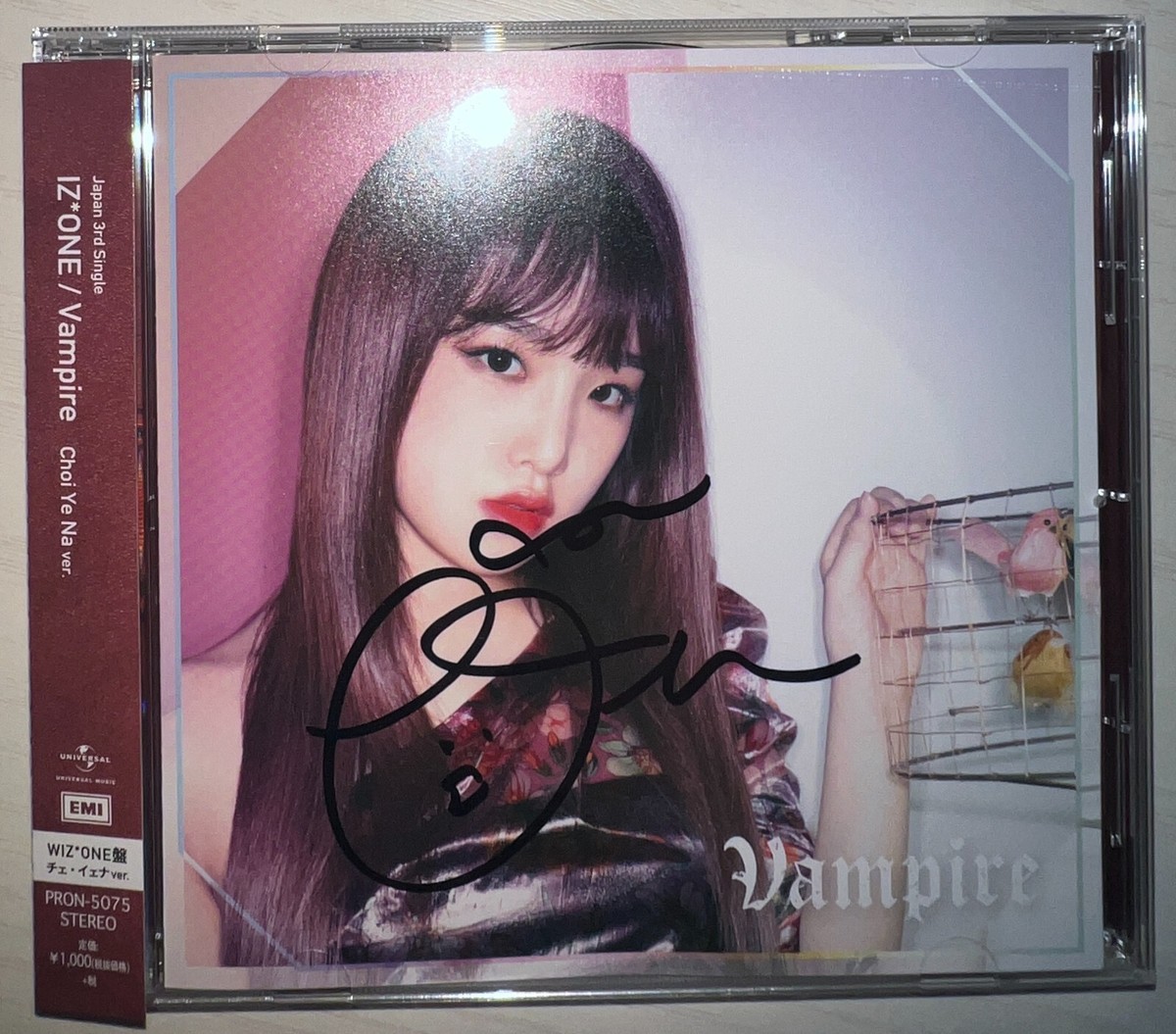 IZ*ONE Vampire CHOI YENA Autographed Signed Album IZONE | eBay