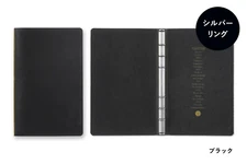 PLOTTER 5001 6-Ring Leather Binder Pueblo Bible Size black Color NEW JAPAN
