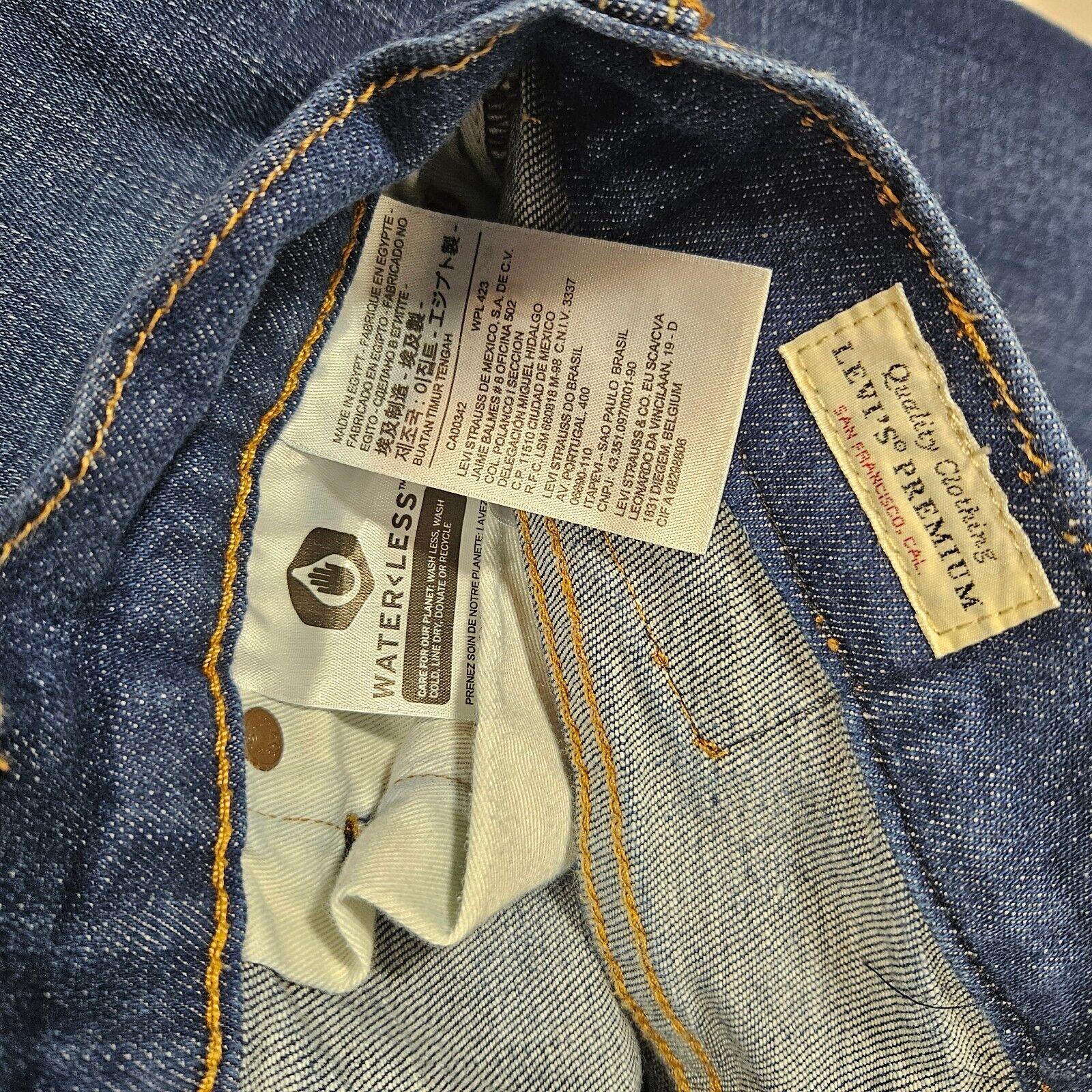 Levi's Premium 511 Blue Jeans Men's Size W28 L30 - image 4