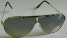 NWT True Vintage 90's aviator gold frm /smoke mirrored w/"sport" logo sunglasses
