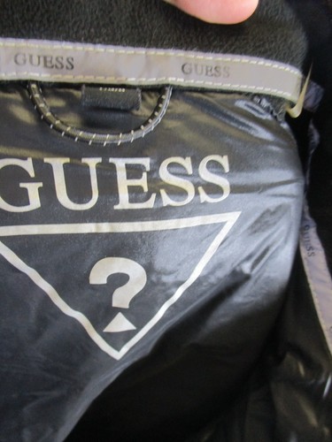 Guess Jacket Womens Large Brown Puffer Hooded Outdoor - Picture 6 of 8