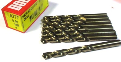 8x DORMER Spiralbohrer HSCO A777 Ø9,4 mm DIN 338  Neu H49012