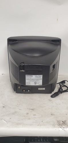 Retro Gaming Daewoo DTQ-13V5FC 13" CRT Color Television Monitor 2004 - Picture 4 of 6