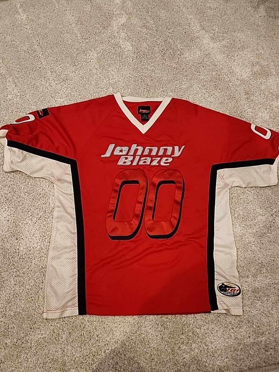 シャツ VTG 00s JOHNNY BLAZE SETUP JERSEY Vintage Johnny Blaze Baseball Jersey Shirt Wu-Tang Hip Hop