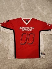 Johnny Blaze Method Man Wu-Tang Clan 90s Football Jersey Mens JBF Sz XXL