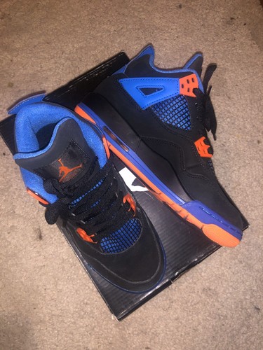 Scarpa air jordan 4 retro flyknit - uomo - arancione - Stileo.it