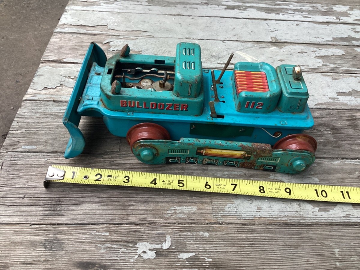 その他 VIOLENCE TOY THE TOWER VTG. 1960's TN Nomura Handy Hank No. 112 Bulldozer Tin Toy