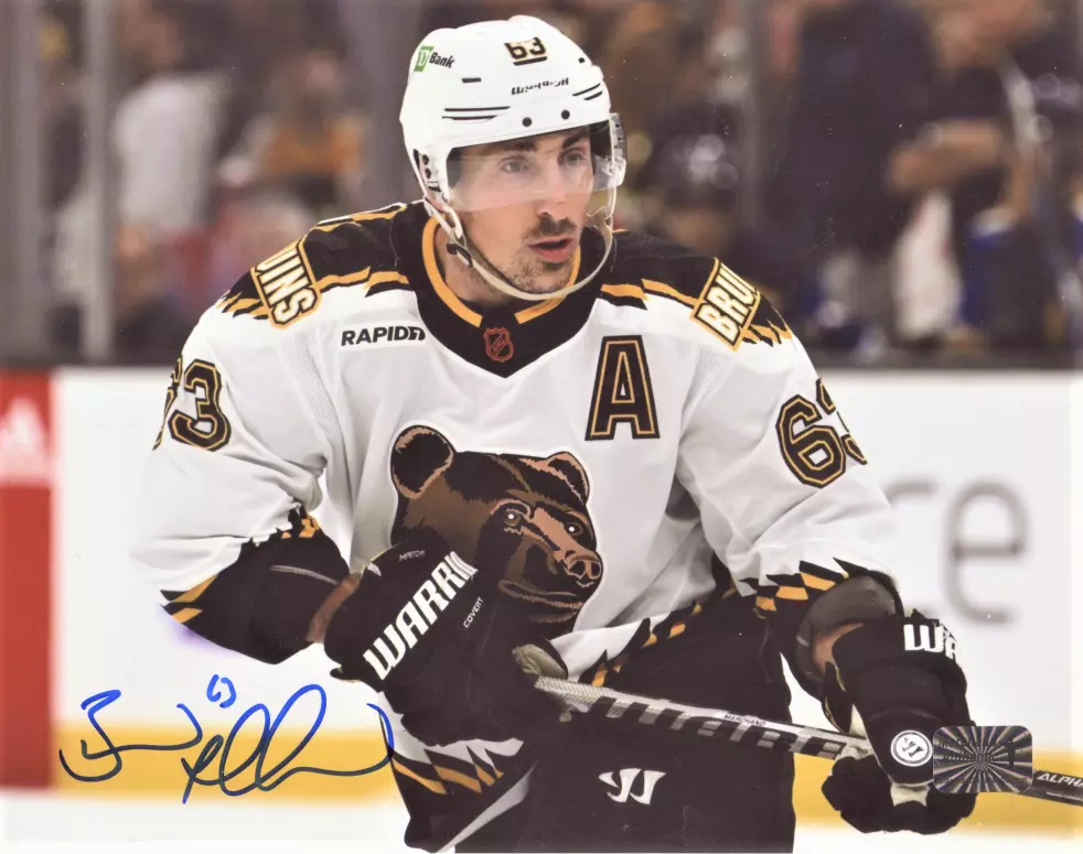 Brad Marchand Signed Jersey (Marchand)