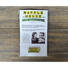 Waffle House Pin 55th Anniversary Employee Flair Lapel Gear Restaurant 2010