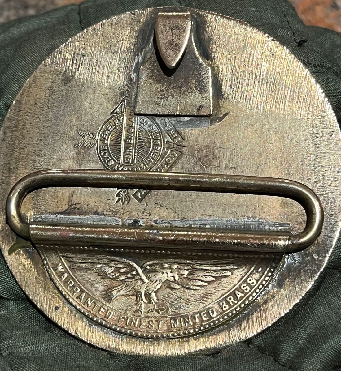 Vintage 70s MERCEDES-Benz Commemorative 1936 Brass Belt Vintage 70s MERCEDES-Benz Commemorative 1936 Brass Belt