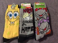 nickelodeon Socks Lot Of 3/6 Pairs Size 6-12