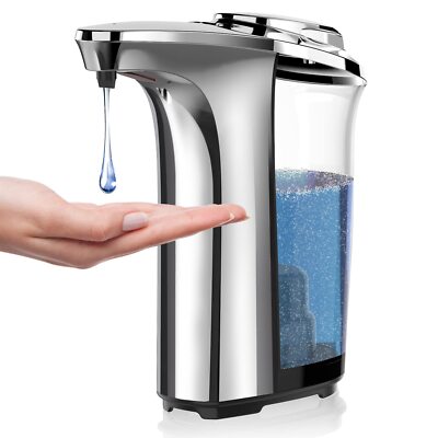 Automatic Soap Dispenser, Touchless Dish Soap Dispenser 17oz/500ml with Infra...