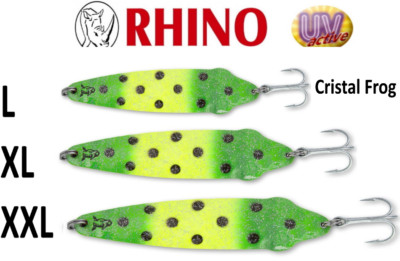 Rhino Freddi Flutter Crystal Frog L-XL-XXL / Trollingblinker / Schleppblinker