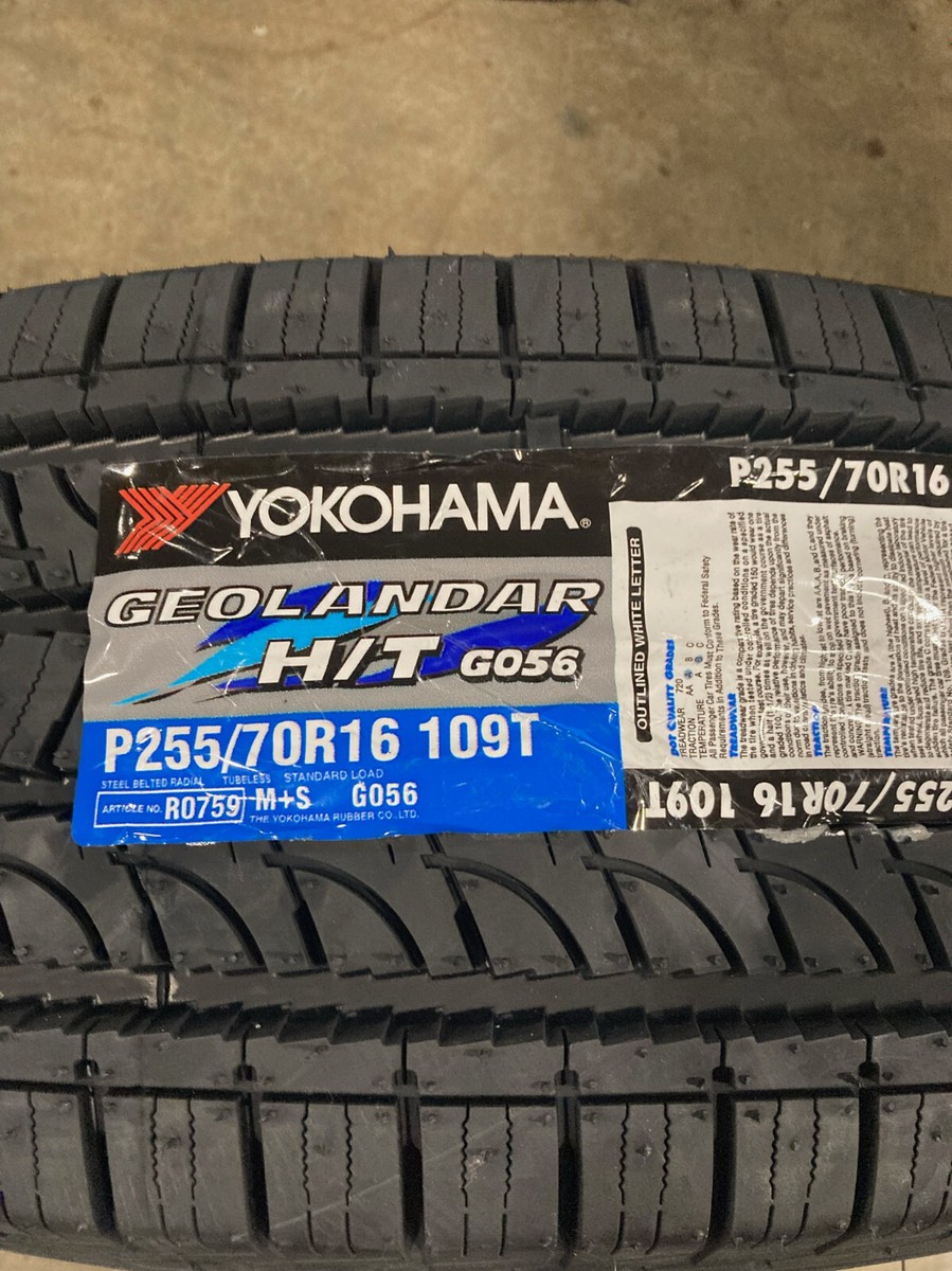 1 New 255 70 16 Yokohama Geolandar H/T G056 Tire | eBay 1 New 255 70 16 Yokohama Geolandar H/T G056 Tire | eBay