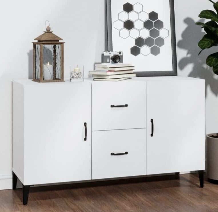 White on sale slim sideboard