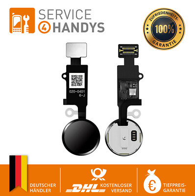 JC V6 Ersatz Home Button Ohne Bluetooth Für iPhone 7 / 7+ / 8 / 8+ Schwarz 