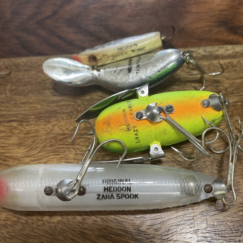 Heddon Vintage Fishing Lures. Zaragossa. Vamp Spook. Crazy Crawler. SOS Minnow - 第 19/20 張圖片