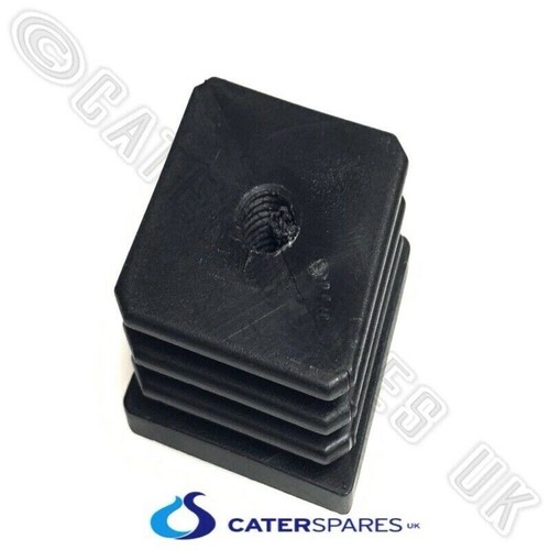 1 X PLASTIC SQUARE PUSH IN CAP M10 HOLE STAINLESS STEEL SQUARE TABLE LEG 40X40MM - Picture 23 of 24