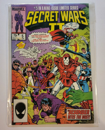 Secret Wars II #5 (1985)-Key 1st App. of Boom-Boom!