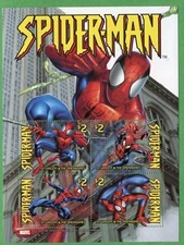St. Vincent 2003 - Spiderman, Marvel Comic - Sheet of 4 Stamps Scott #3145 - MNH