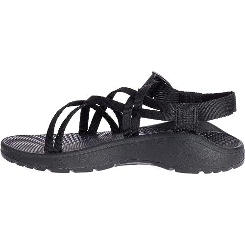 LikeNew_Chaco ZX/1 Dual Strap Cloud Sandal Women Solid Black_Solid