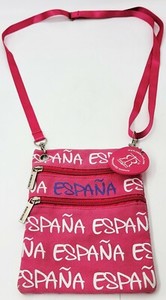 women's pink crossbody bolsa