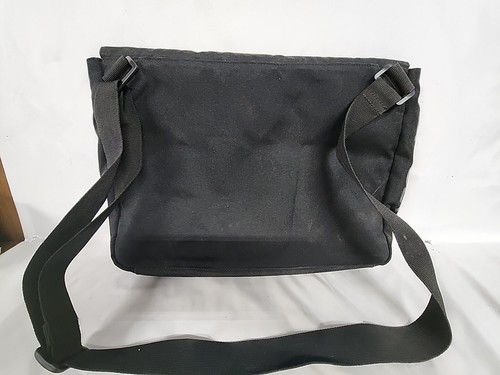 Spyder Black Laptop Shoulder Messenger Bag 15" Nylon Universal Adjustable Strap - Picture 4 of 11