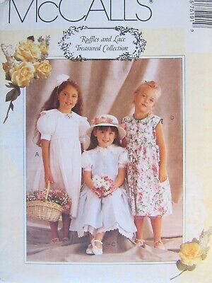 Mccall's 7016 Vintage Sewing Pattern, Girls' Dress & Pantaloons, 'kitty  Benton' Pattern, Size 6, ©1994, UNCUT - Etsy