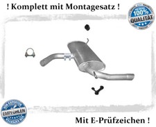 Endschalldämpfer für Seat Altea Leon Toledo III 1.2 1.4 1.6 Auspuff Montagesatz 