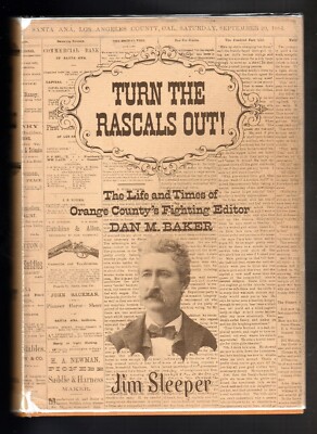 Throw Rascals Out VTG Turn the Rascals Out JIM SLEEPER signed HC FE, DJ, Book Biography ...